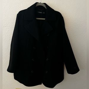 Ralph Lauren, black peacoat, 1XL